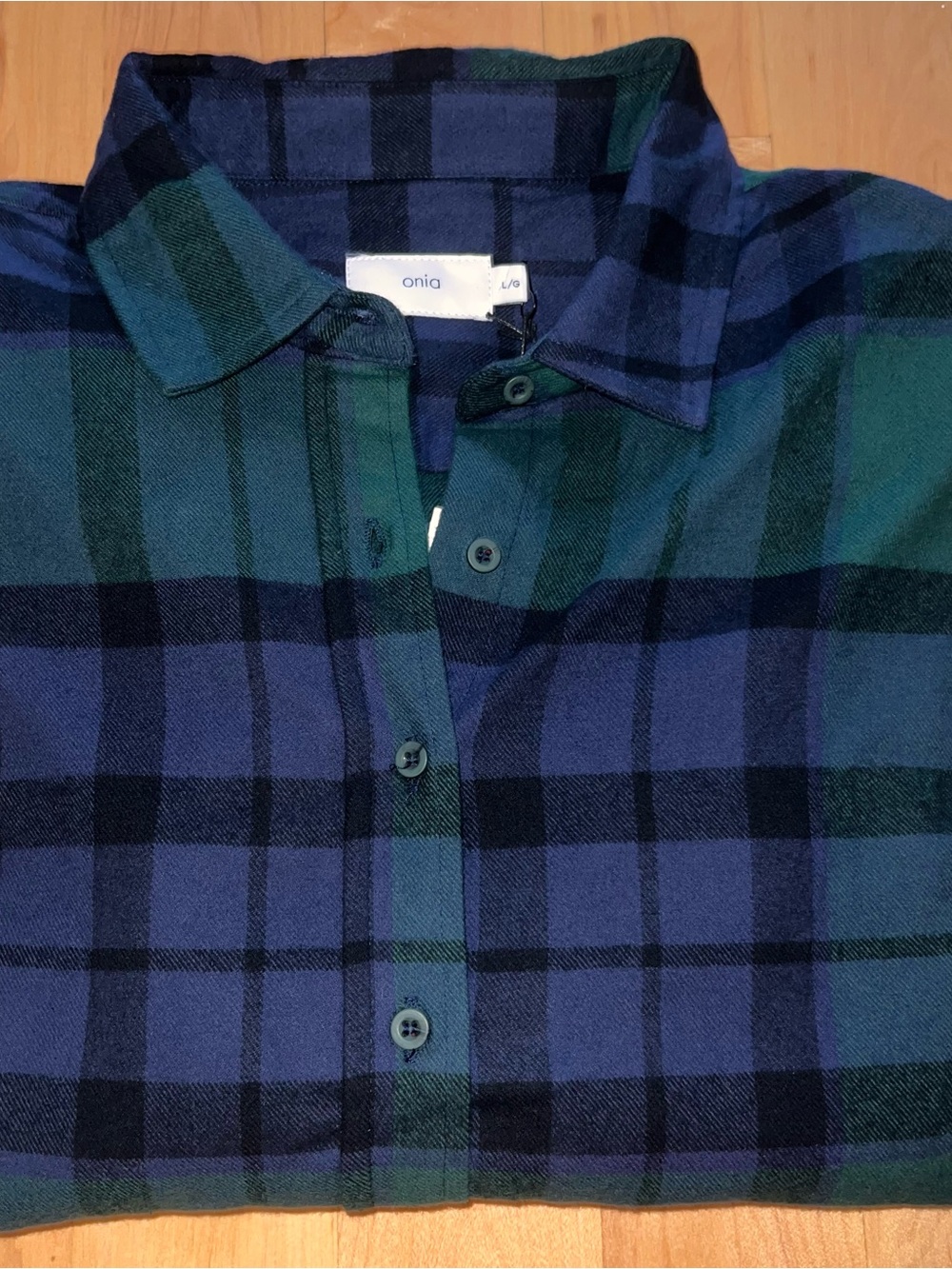 NWT Onia Men’s Flannel Shirt